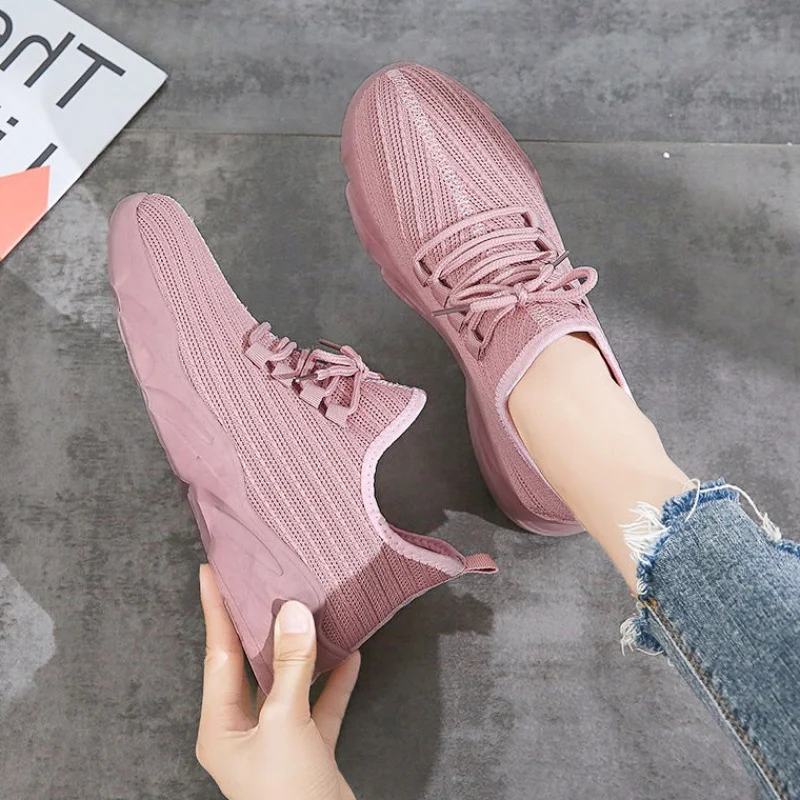 2020 tenisové topánky pre ženy priedušné sieťové mäkké hrubé biele biele tenisky fitness športovci tréneri Tenis Feminino Basket Femme
