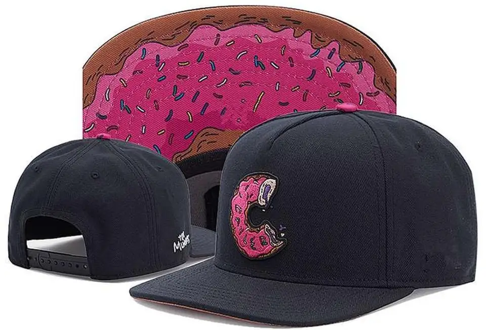 2020 Značka Munchies Cap Snacks Pink Snapback Hat Men Ženy Dospelý hip hop poklesy hlavy vonkajšie neformálne slnko baseballové čiapky Gorras Bone