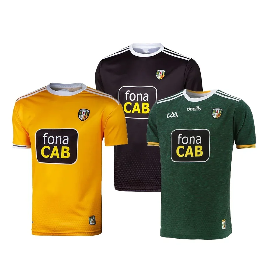 2021/22 ANTRIM GAA 2-STRIPE HOME/AWAY/Brankár Jersey Prispôsobiť