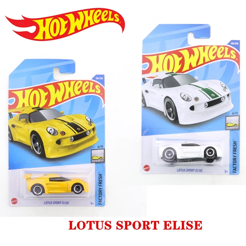 2022-136 Hot Wheels Lotus Sport Elise Mini zliatiny kupé 1/64 kovový odliatok modelu auto pre deti darček