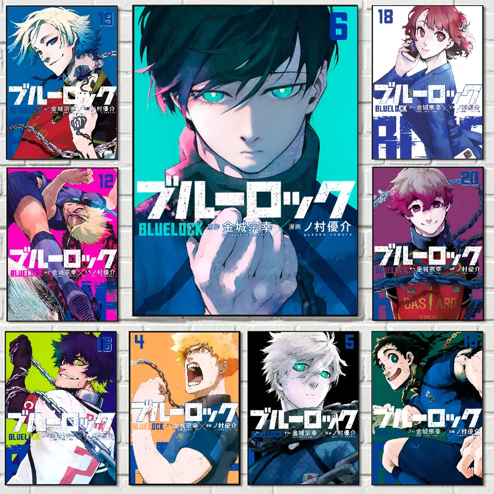 2022 Japonsko Anime Blue Lock Plagery Stupeters