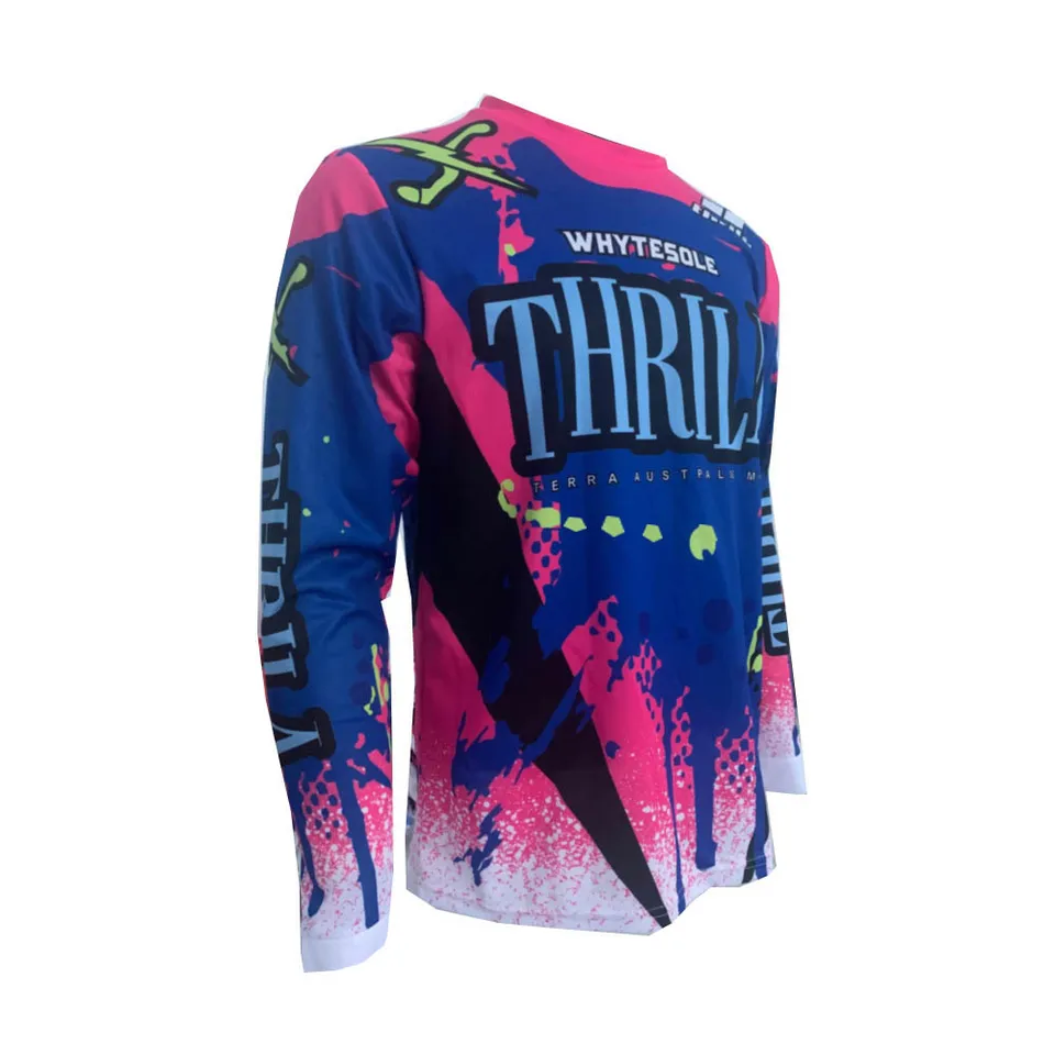 2022 Motocross Jersey Custom Moto BMX Enduro Jersey Off Road MTB Long Motocykel Jersey MX Cycling Jersey Hombre DH Bicykel