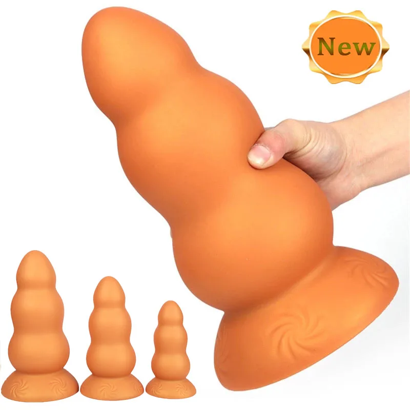 2022 Najnovšia obrovská análna zástrčka Super mäkké silikónové dildo dildo análne plug Anal guľôčky Masáž prostaty veľké zadky Plug Sex Hračky pre mužov Ženy