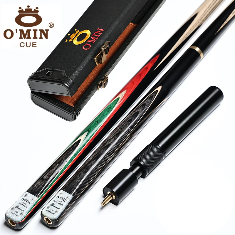 2022 Nový príchod Omin Gunman 3/4 Snooker Cue One Piece 10 mm /9,5 mm tip s snookerovou cue case set v Číne