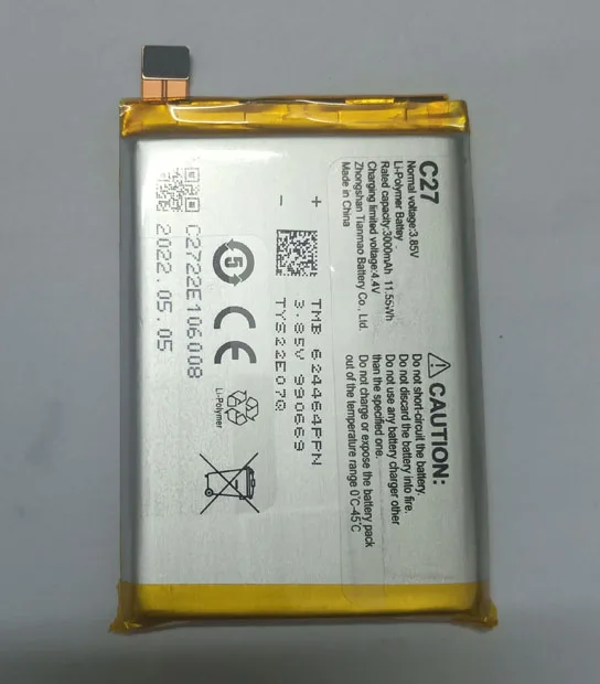 2022 Pôvodná batéria vreckového telefónu Cubot 3000 mAh 3,85 V pre Cubot Pocket Android Mini smartfón