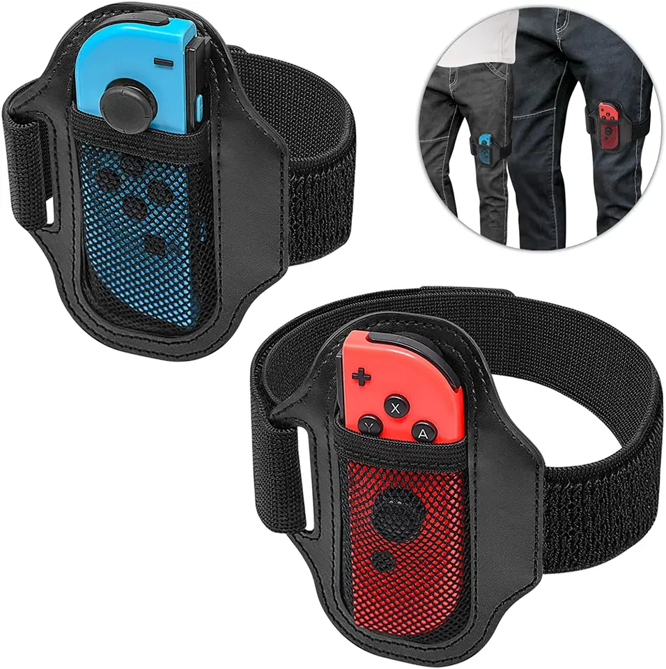 2022 Switch Sports Futbal/NS Ring Fit Adventure Elastic Elastic Noha remienok pre Nintendo Switch OLED Joycon Controller Game Accessories