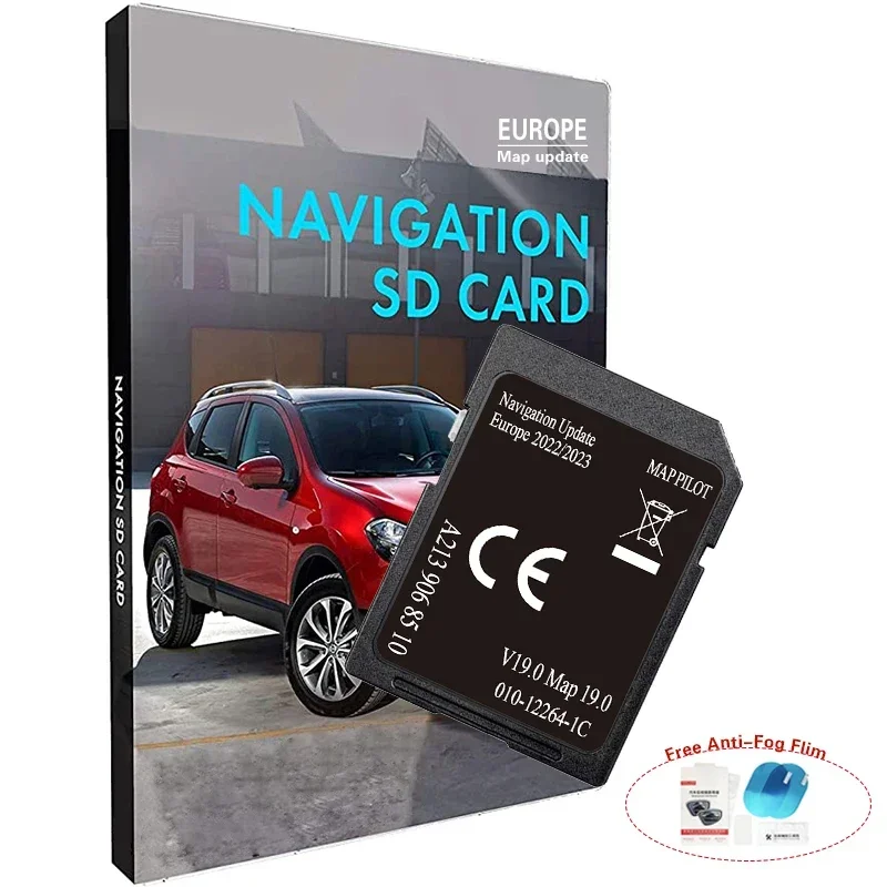 2022 V19 Najnovšia mapa SAT NAV SD Card (A213) Navigation Europe pre Mercedes Garmin GLC CEV X Class