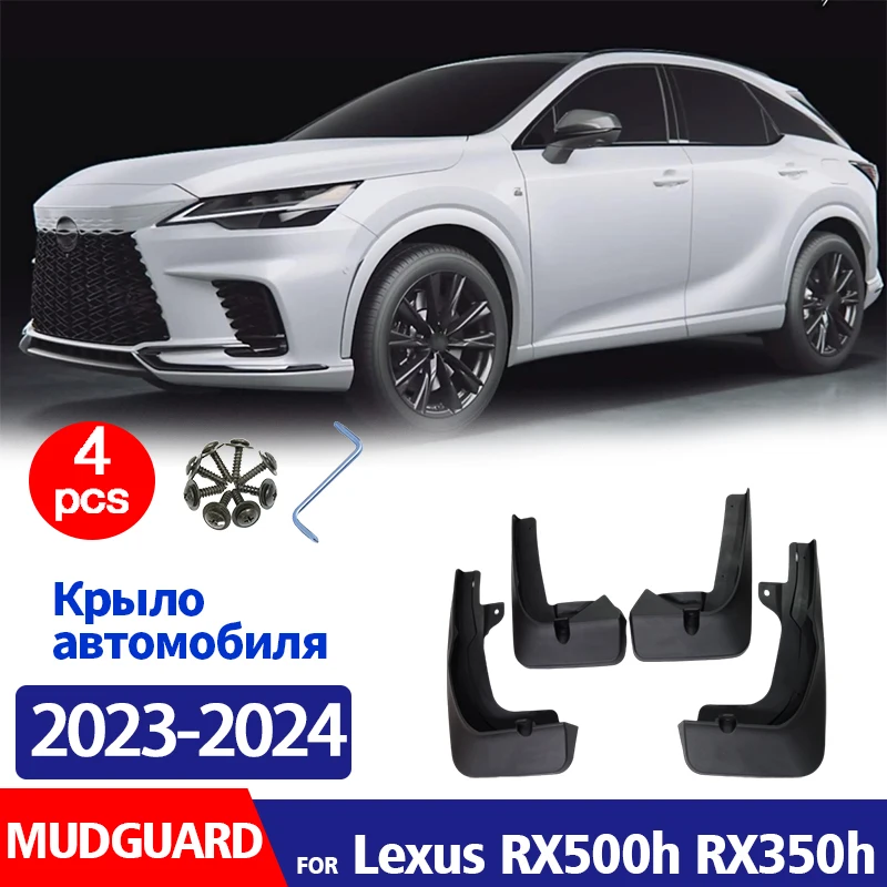2023 2024 pre nových Lexus RX RX500H RX350H Mudguard Fender Mud bahenné chráp