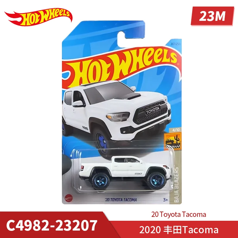 2023-207 HORKÉ KOLESKÉ KOSTOLY 20 Toyota Tacoma 1/64 Kovové hračky na kolekciu Model Die-Cast