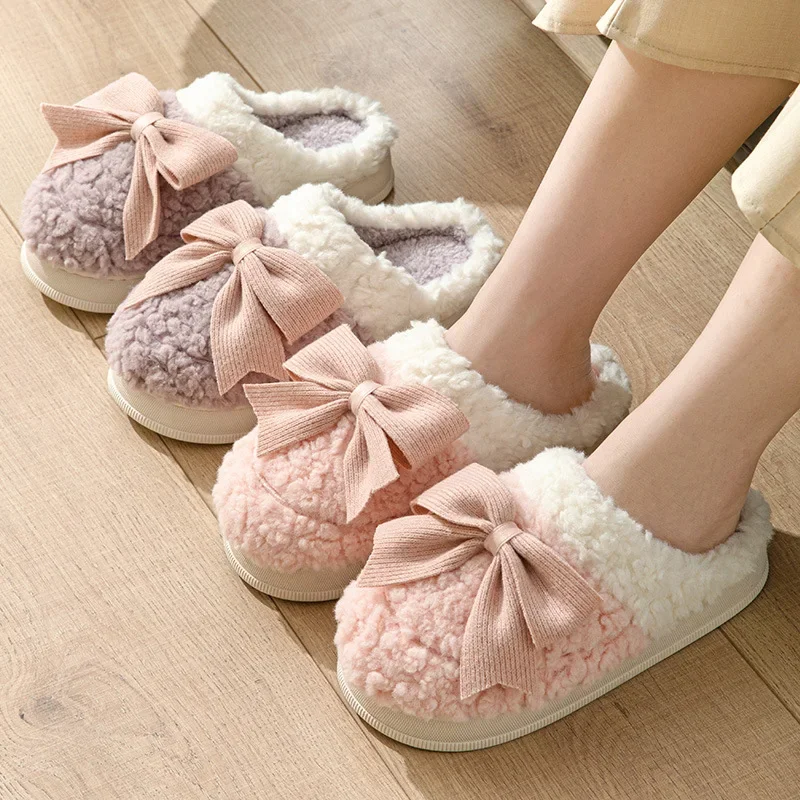 2023 DECON ROW DECON Single Band Winter New Women Slipper Path Platforma Soft Fur Fur Warm Indoor Lady Otvorená prsty načrtávajúce domáce papuče