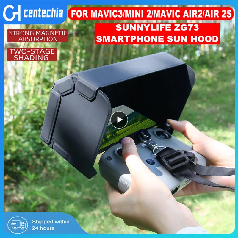 2023 Diaľkové ovládanie Sun Hood pre DJi Mavic Air 2s /Dji Mavic 3 Sun Hood Skladacia Magnetická slnečná slnečná slnečnica Mini 2 acesorios