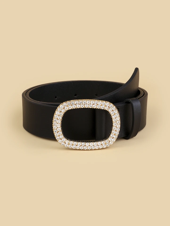 2023 Dámske nové zodpovedajúce džínsy Šaty oválne diamantovej sponky Hlava All-Match Fashion Trojfarebné voliteľné voliteľné