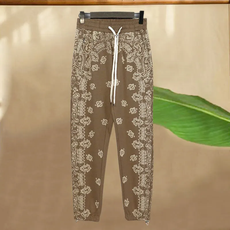2023 Fall Black Jogger Hombre Trouser Príležitostný náklad nohavičky Keš