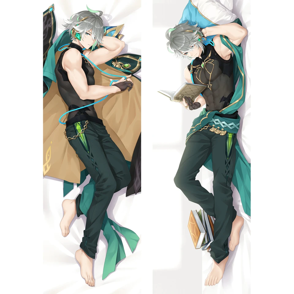 2023 Genshin Impact Alhaitham CoAplsy Dakimakura Otaku hodí vankúš vankúši