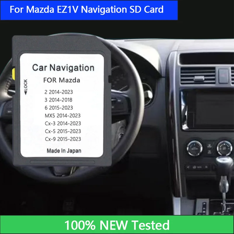 2023 Navigačná mapa pre Mazda EZ1V /2 /3 /6 /CX3 /CX5 /MX5 /CX9 Navigation SD Card Map GPS satelitný navig