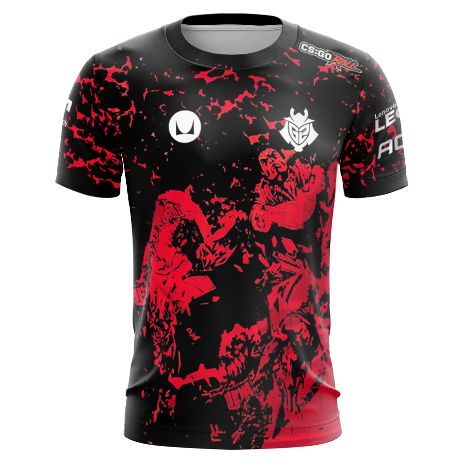 2023 New G2 Esports Blast CSGO Pánske mužské tímové tímové hry Uniformné športové oblečenie Fanúšikov