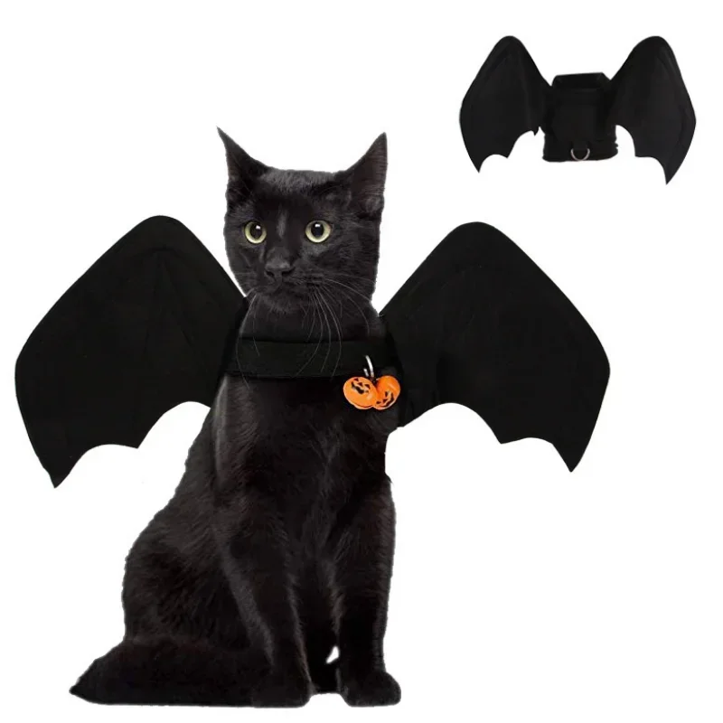 2023 New Pet Dog Cat Bat Wing Cosplay prop halloween vtipné šaty kostýmy krídla kostýmy Photo