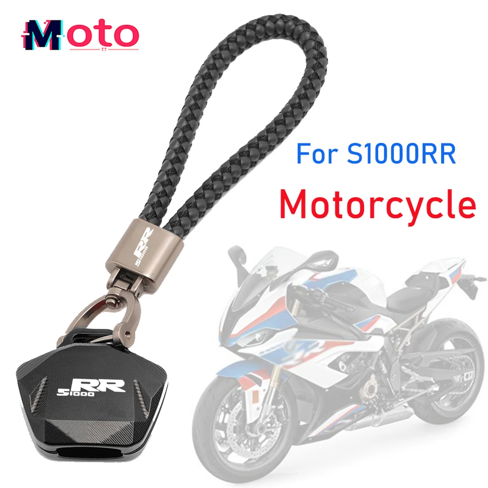 2023 NOVINKA PRE BMW S1000RR S1000 RR S 1000 RR Motocykel CNC hliníka Hliníkové príslušenstvo Tkanina odznak Keyring Key kryt kľúča Kláves