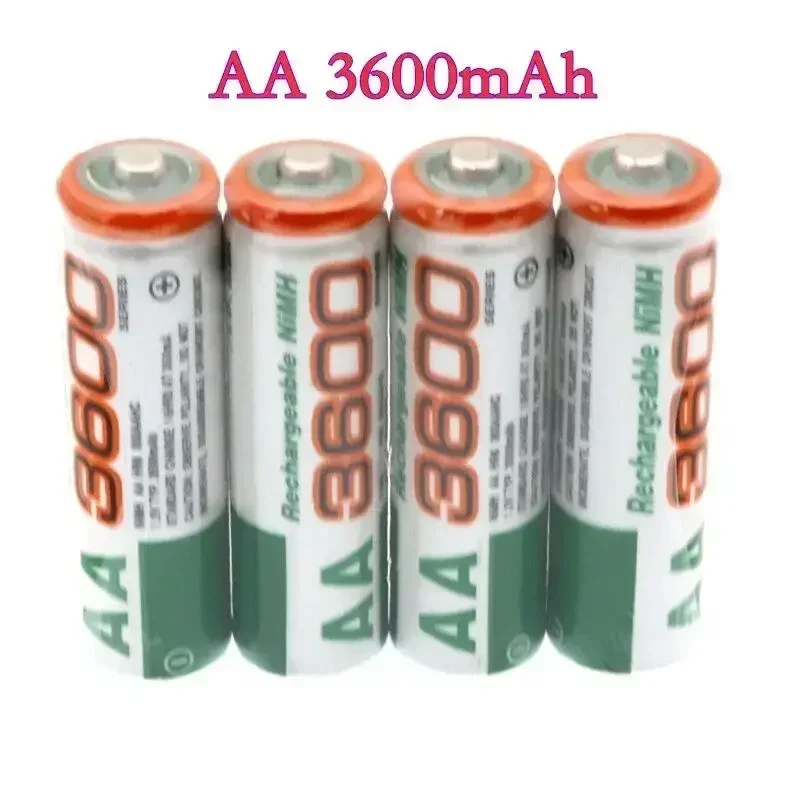 2023 Nová 1,2 V AA 3600 mAh batéria Ni MH vopred nabité batérie Ni-MH Nabíjateľná batéria AA3600 pre mikrofón fotoaparátu hračiek pre hračky