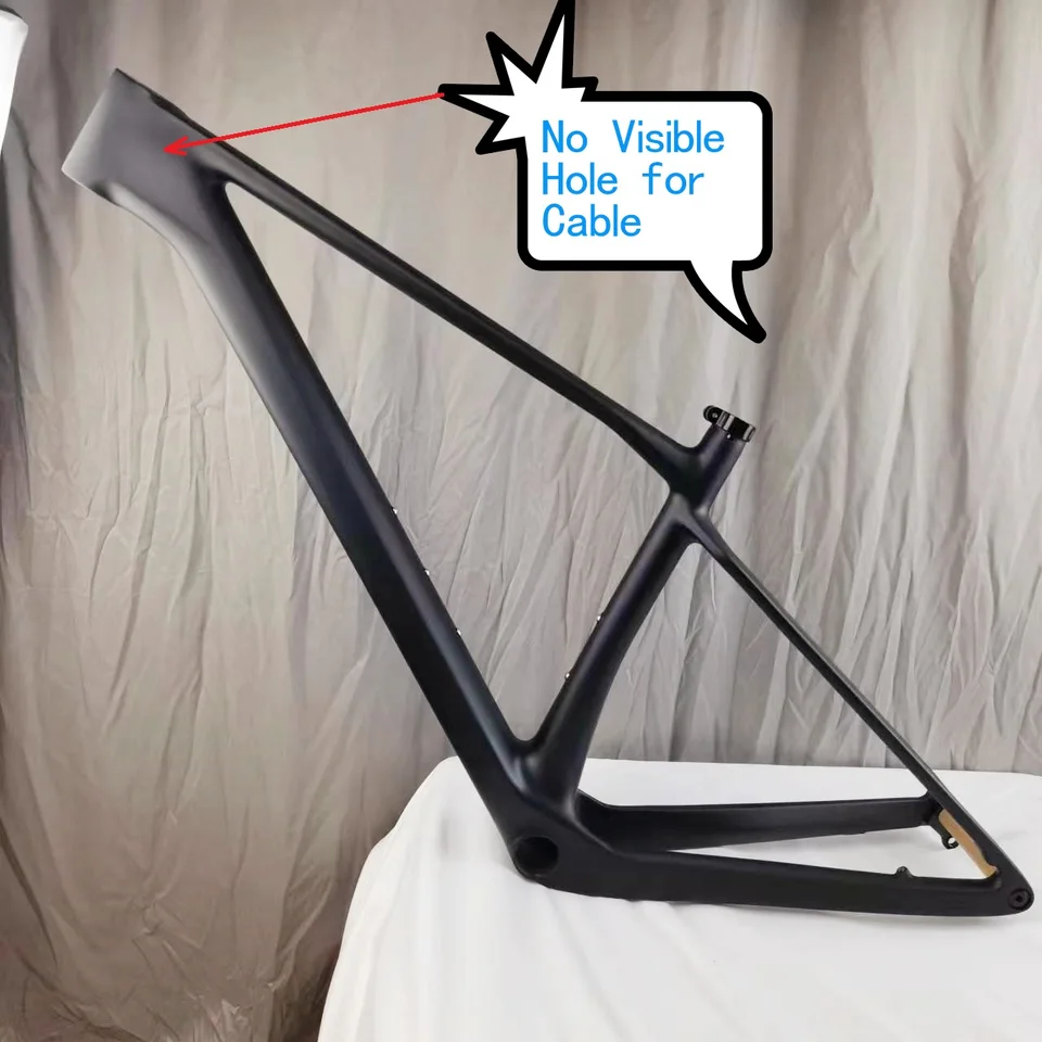 2023 Nová večera robustná T1000 Full Carbon MTB Frame RC 29 palcov Veľkosť tímu SML Voliteľná skutočná úplná interná kábel UDH rozhranie