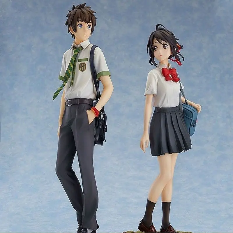 2023 Nové anime Vaše meno 23cm Tachibana Taki a Miyamizu Mitsuha Figure Periférne figúrky PVC Zberateľné darčeky pre bábiky