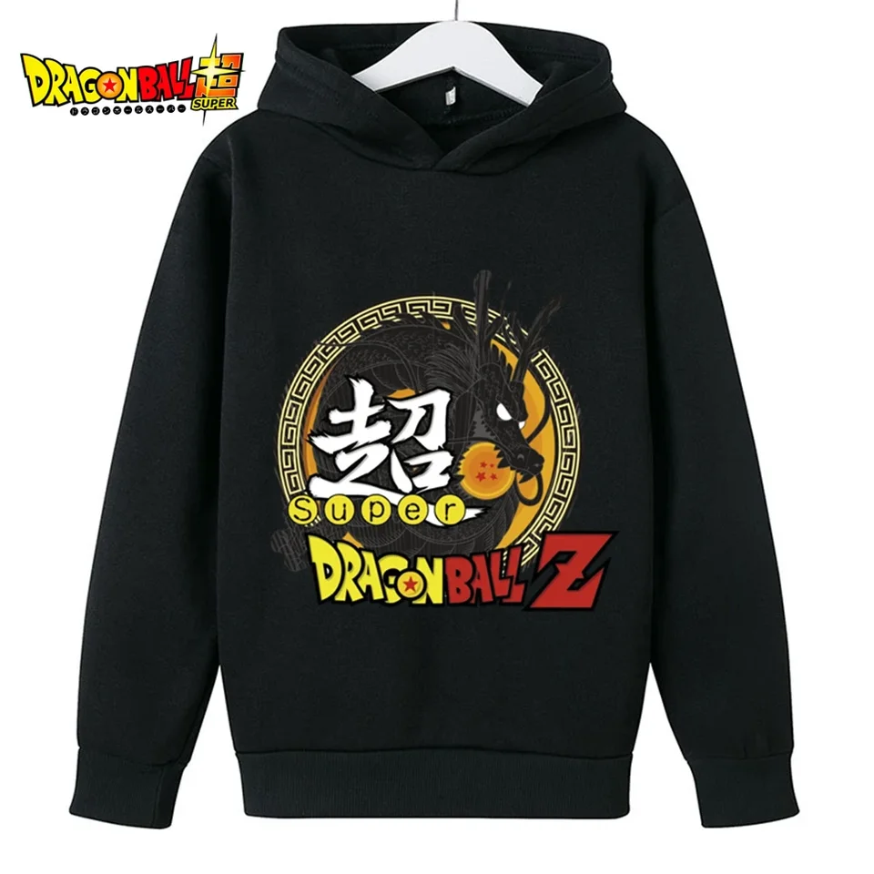 2023 Nový jesenný anime Dragon Ball Hoodie Cool Fashion Kids s dlhým rukávom anime tlačené mikiny detské dosky s dlhým rukávom 4-14T