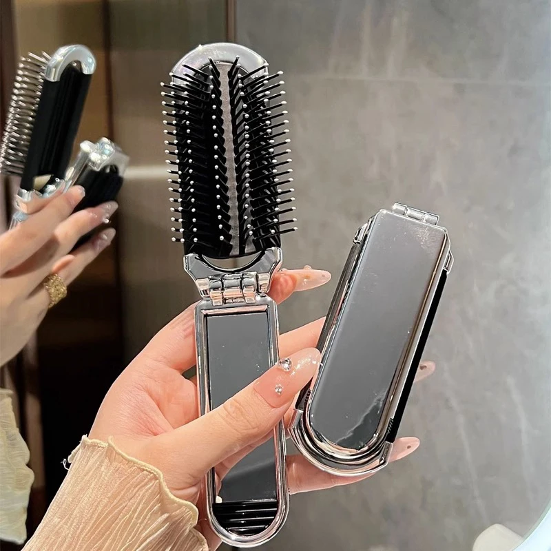2023 Nový mini Hairbrus skladací masáž Masáž HEAD HEAD Masáž Ant-Static Prenosný cestovný kefový kef