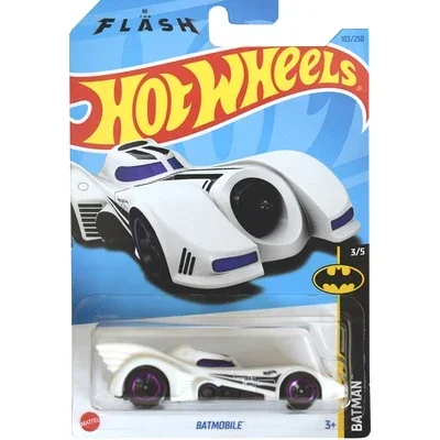 2023 Originálne horúce kolesá The Flash 1/64 Diecast vozidlo Batmobile Model C498 Hračky pre chlapcov