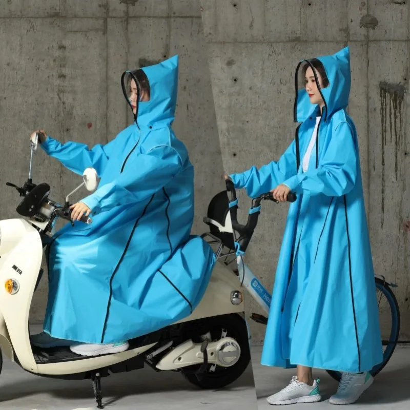 2023 Raincoat Ženy/muži na zips s kapucňou Poncho Motocykel Rainwear dlhý štýl turistika Poncho Environmental Rain Jacket