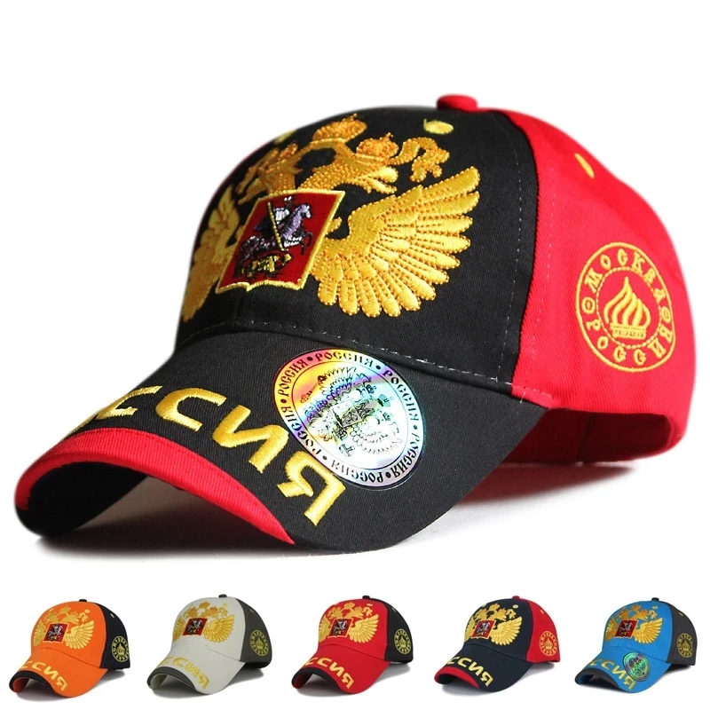 2023 Rusko Sochi Baseball Cap Bosco Rebound Cap Cap Cap Sports Cap Muži a ženy hip-hopová čiapka s dvojhlavým čiapkou s dvojhlavou