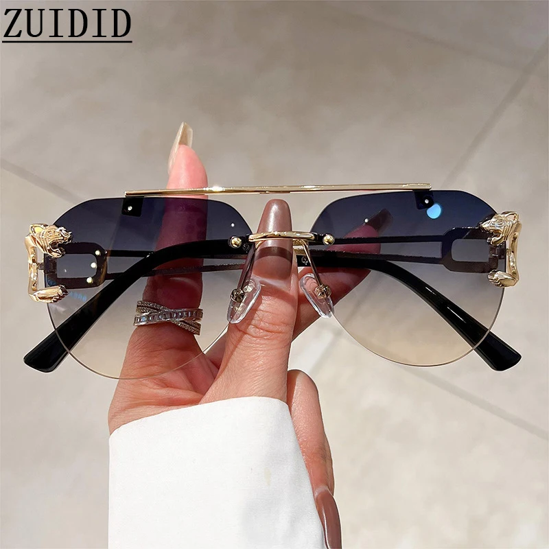 2023 Slnečné okuliare Ženy Luxusné okrajové vintage módne okuliare Luneta nadrozmerné odtiene de soleil femme gafas de sol majer šošovica