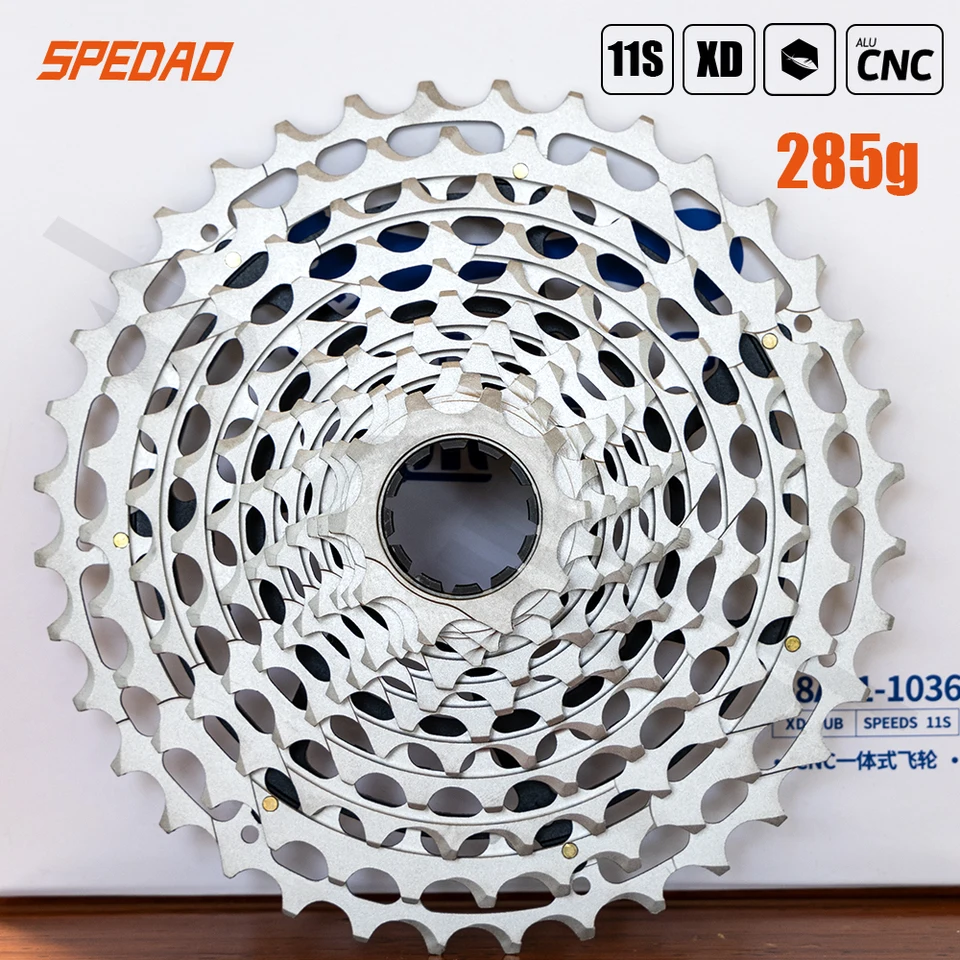 2023 Spedao MTB Bicycle Cassette 11S 10-36T 11 Speed ​​Bike Freeewheel Fits XD FreeHub CNC CNC Cyklistické príslušenstvo zo zotrvačníka