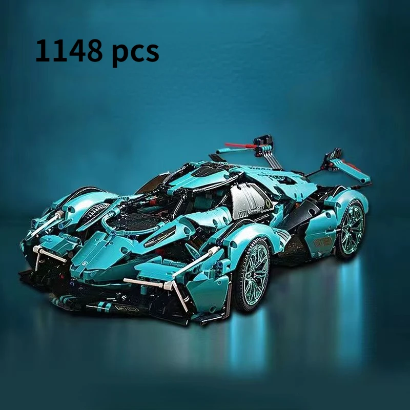 2023 stavebné bloky Concept Edition Sports Car Super Racing Building Blocks Model tehly nadmerné rýchle autá Detský darček pre deti
