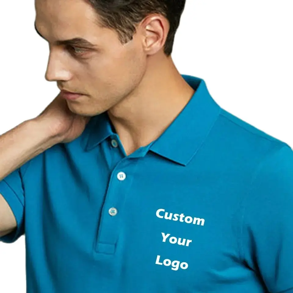 2023 Summer High Quanlity Casual Casy s krátkym rukávom Logo Logo Logo Custom Polo Tirl Polyester Muži tlač Big 6xl