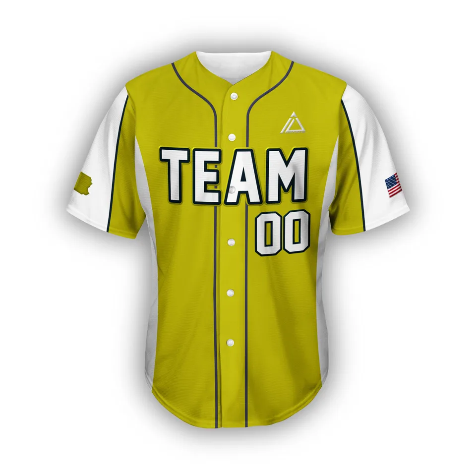 2023 Summer Hot Hot Custom Sublimované krátke rukávy baseball tričko Unisex Softball Jersey
