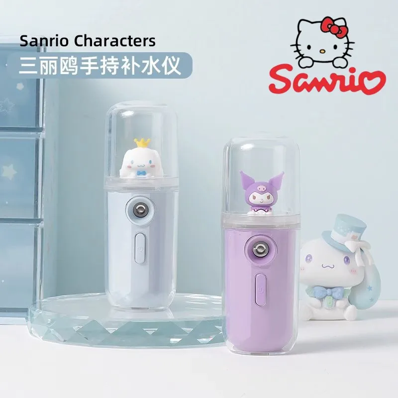 2023New Miniso Co Branded Sanrio Series Cinnamoroll nano Water Refleisher Prenosný Kuromi Summer Spray Water Delisher