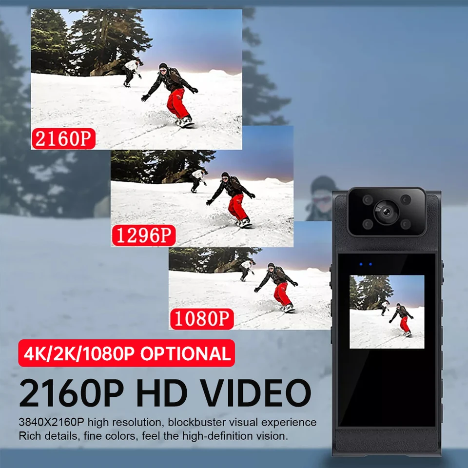 2024 1080p HD Mini WiFi Camera Camera Body Mount Cam Small 180 Rotujúci motocykel Bike Camera Sports DV Car DVR Webcam