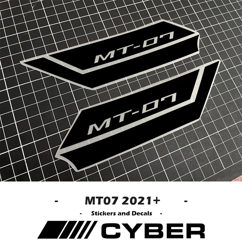 2024-2021 MT-07 STRAČKA STRÁNKA PRÍRUČKA AIR SCORE STACKER Nová verzia shell shell s nálepkou nálepky pre Yamaha MT-07 MT07