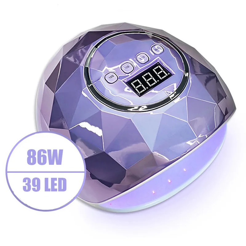 2024 86W UV LED lampa lampa nechtov na nechty manikúru s 39 ks LED diódami rýchle sušenie lampa na sušenie lampy na lampa pre všetky gélové lak