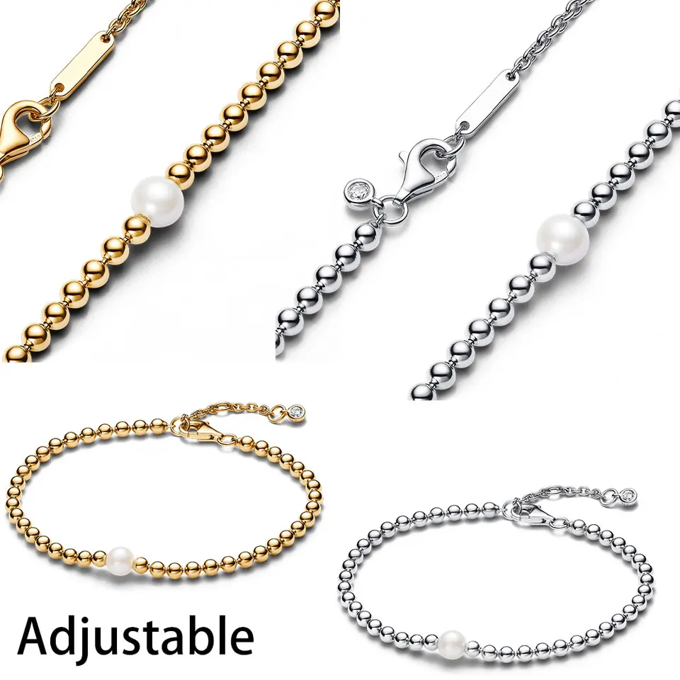 2024 925 Sterling strieborný náramok Fit Original Me Charm DIY pre ženy módne šperky Me Link retiazka Náramok jednoduchý darček