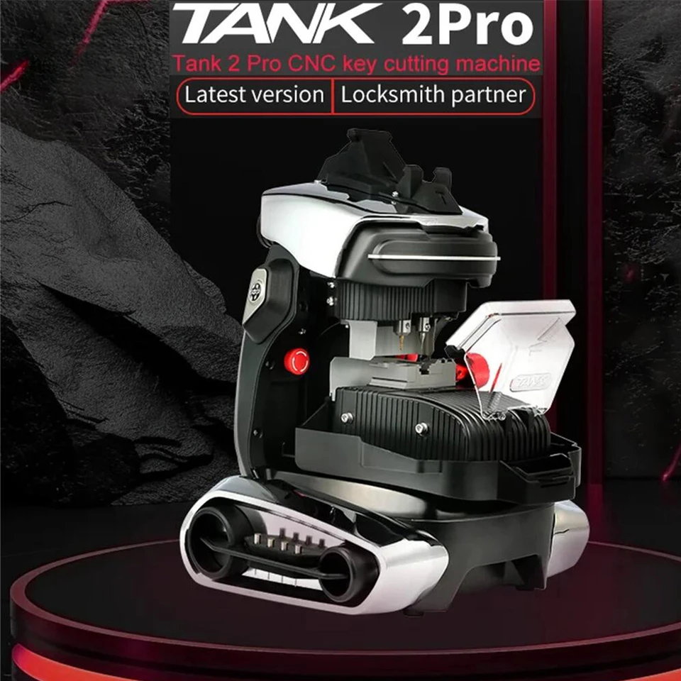 2024 Automatický 2M2 Magic Tank CNC Tank 2 Pro Copy Copyting Stroj na výrobu klávesov automobilov Locmsmiths Tool s čiernou farbou