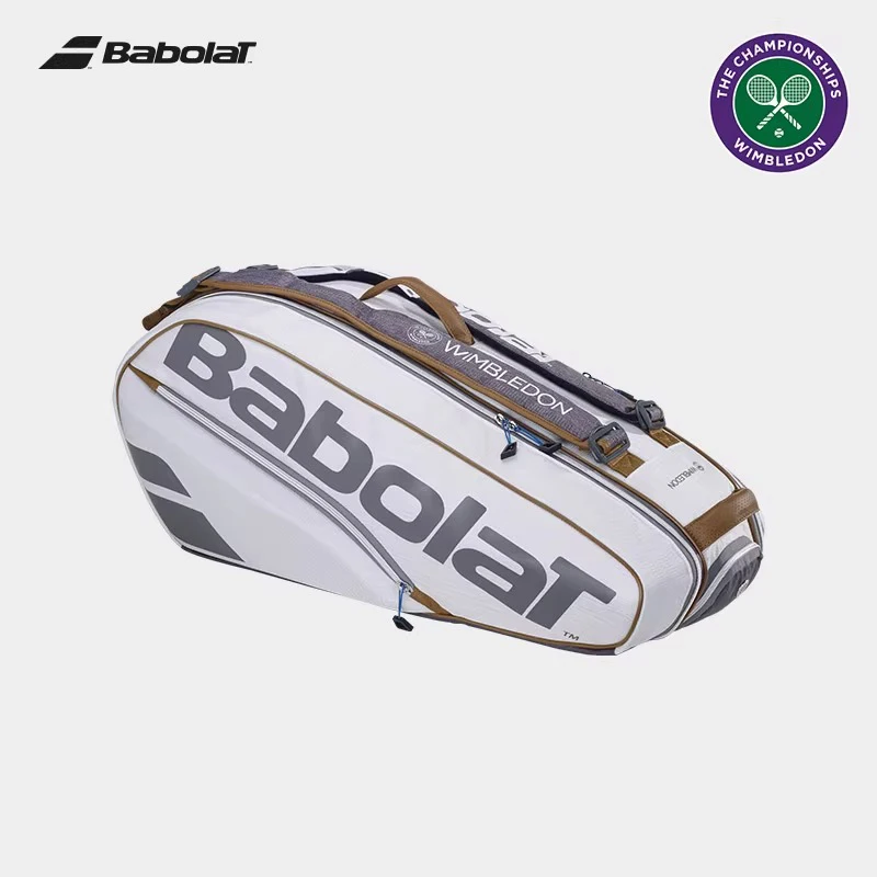 2024 Babolat Tennis Bag RH6 RH9 tenisový batoh čistý Wimbledon Male Sports Bag Tenis Raqueiras Beach Tennis Rackets Padel Pack Pack