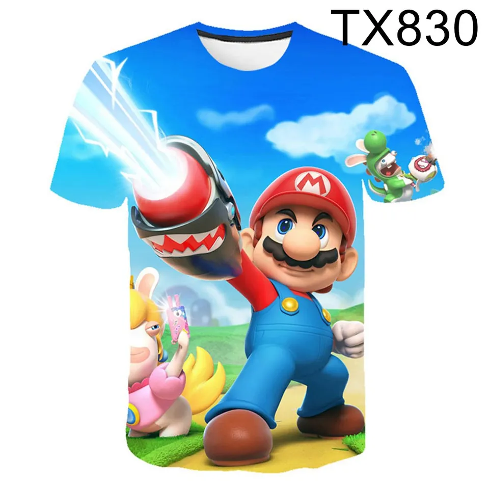 2024 Cartoon Super Mario Peach Princess Princezná tlačia