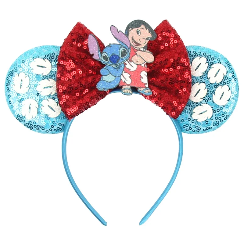 2024 Disneyland Dumbo Mickey Ears Headband Stitch Stitch Flowin Brow Hairband Girls Girls Boys Festival Party Cosplay DIY Kaderné doplnky