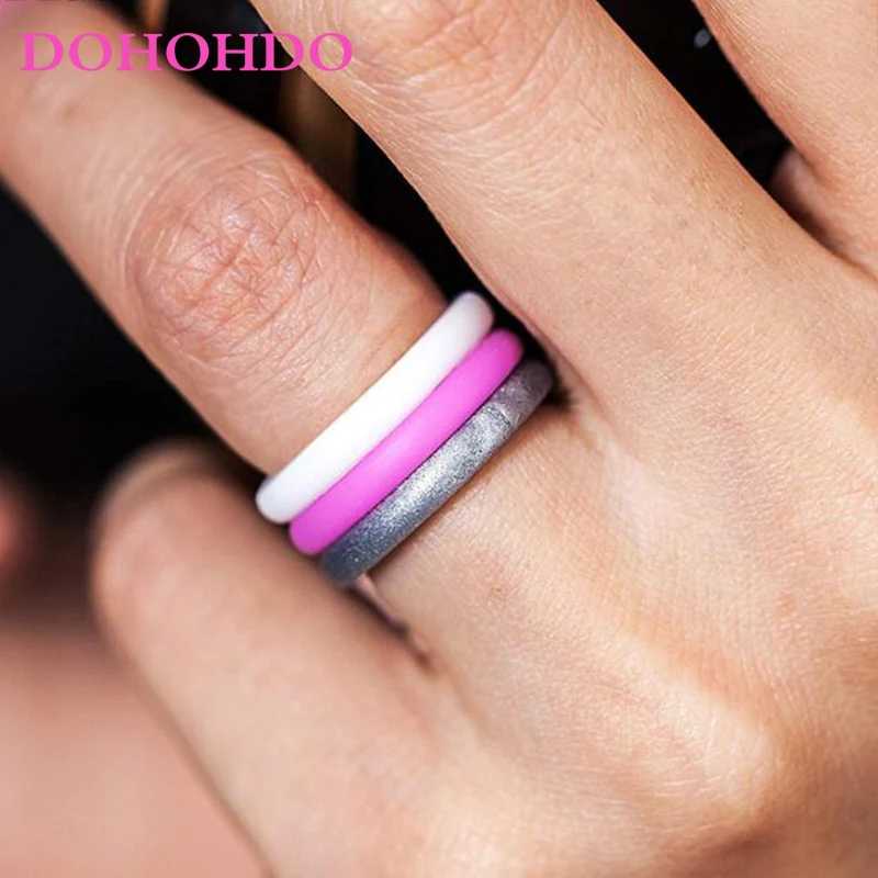 2024 FDA FDA Silikónový prsteň hypoalergénny krížový flexibilný gum