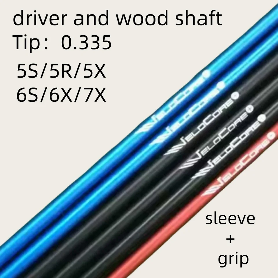 2024 golfový vodič a drevený hriadeľ fu ji ve my modrá/čierna/červená 5/6/7 r sr sx grafitový hriadeľ bez rukávu a priľnavosť