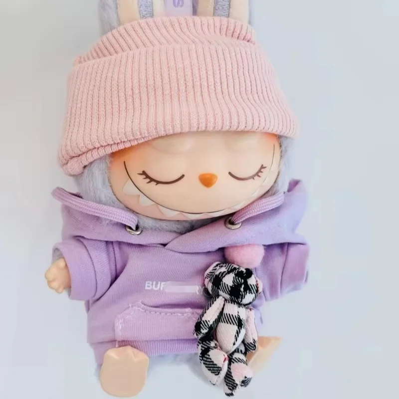 2024 HORKÝ PREDAJ LABUBU 1. a 2. generácia veľká značka Hoodie Macaron Singet Party Face Face Cotton Doll Doll