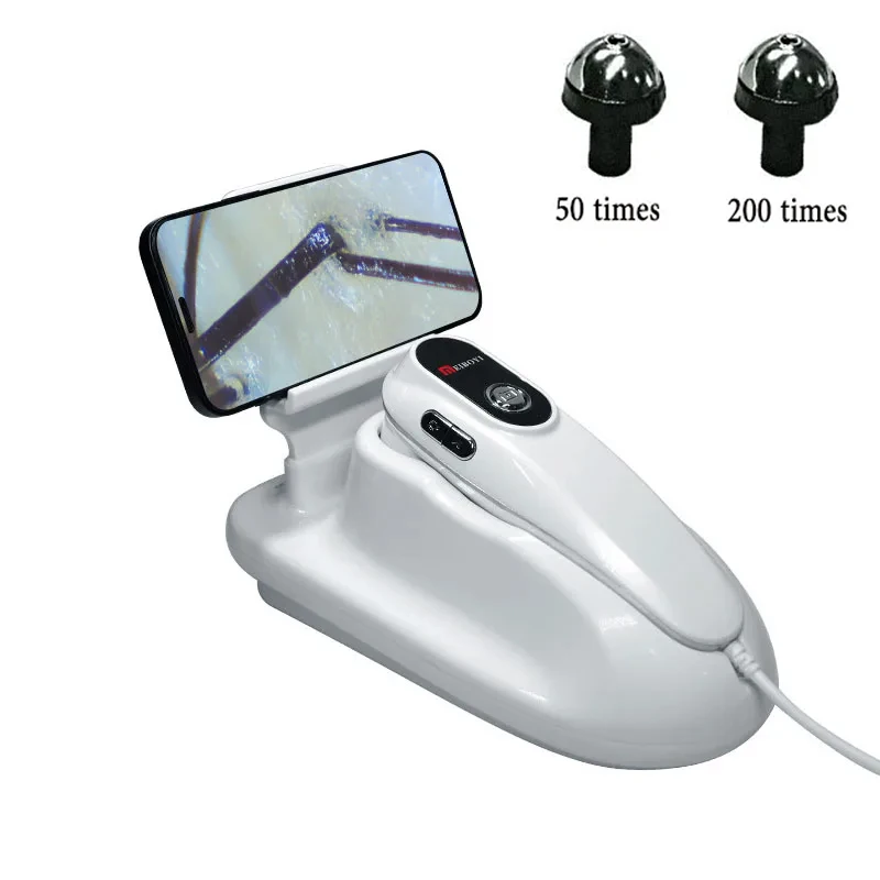 2024 Inovácia 50x/200x UV analyzátor kože USB SADLA SADA Dermal Detector Microskop pokožka Hair folikuly Testovanie pre Windows Android