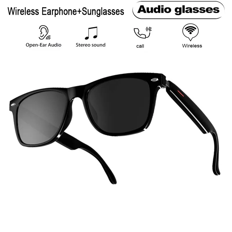 2024 inteligentné okuliare bezdrôtové slnečné okuliare Bluetooth 5.0 Outdoor Smart Sport bez ruky volanie volania hudby proti modrým okuliam