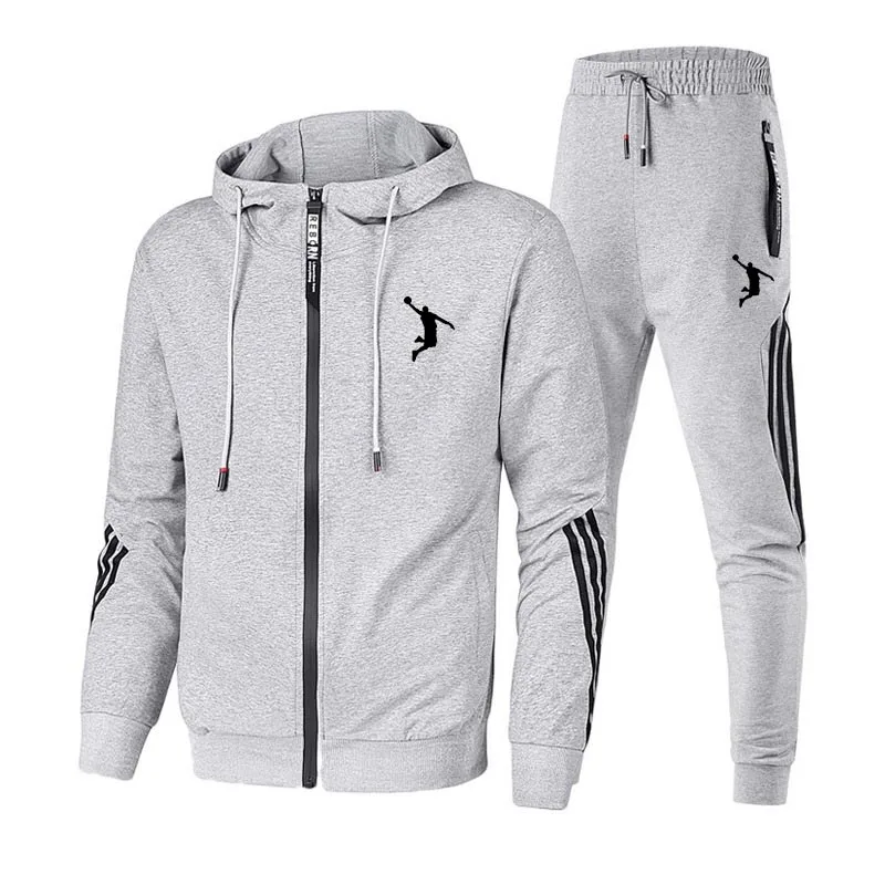2024 Jar a jeseň Nový voľný čas Športový módny zips Pánsky oblek Men Oblečenie Set Tracksuit Mens Joggers